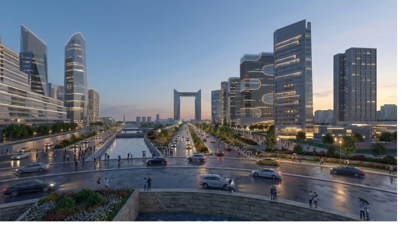 Riverside Promenade — Master Township Entry